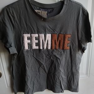 Fierce fury ss top nwt size  large
